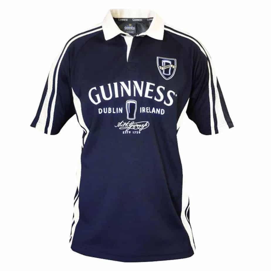 Guinness Rugby Shirt Black
