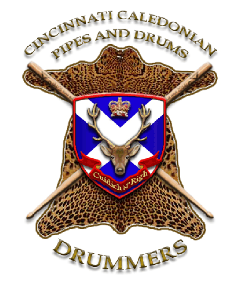 Cincinnati Caledonian Pipe Band Drummers Site