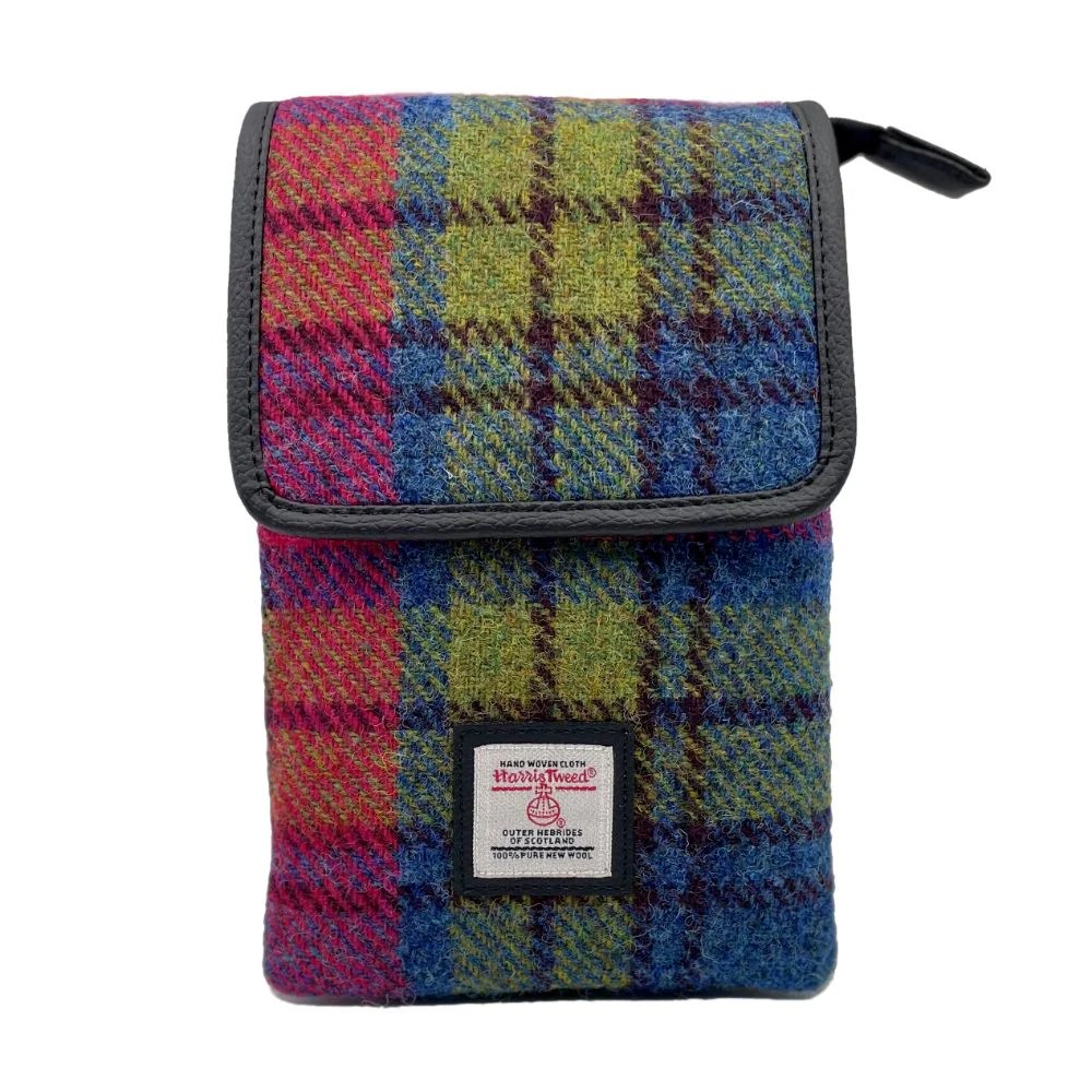 Harris Tweed Mini Cross Body Purse Bag Various Plaids CELTICNESS