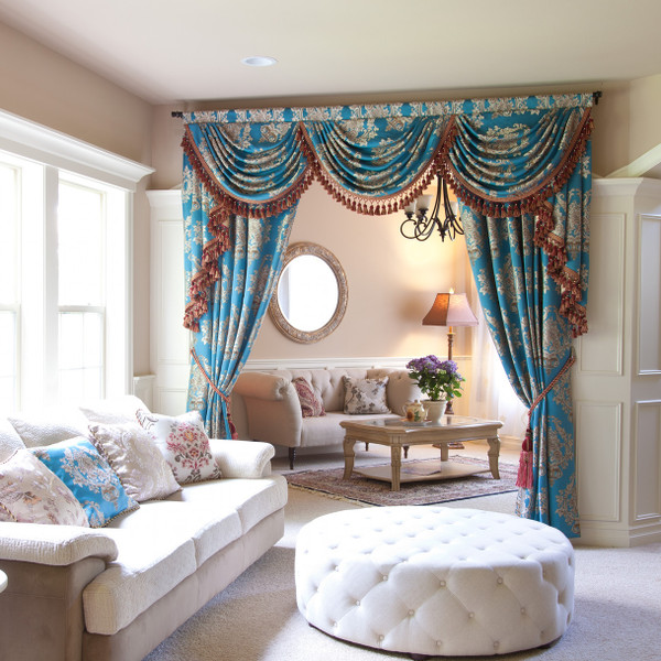 How to install a rodpocket valance curtain set?