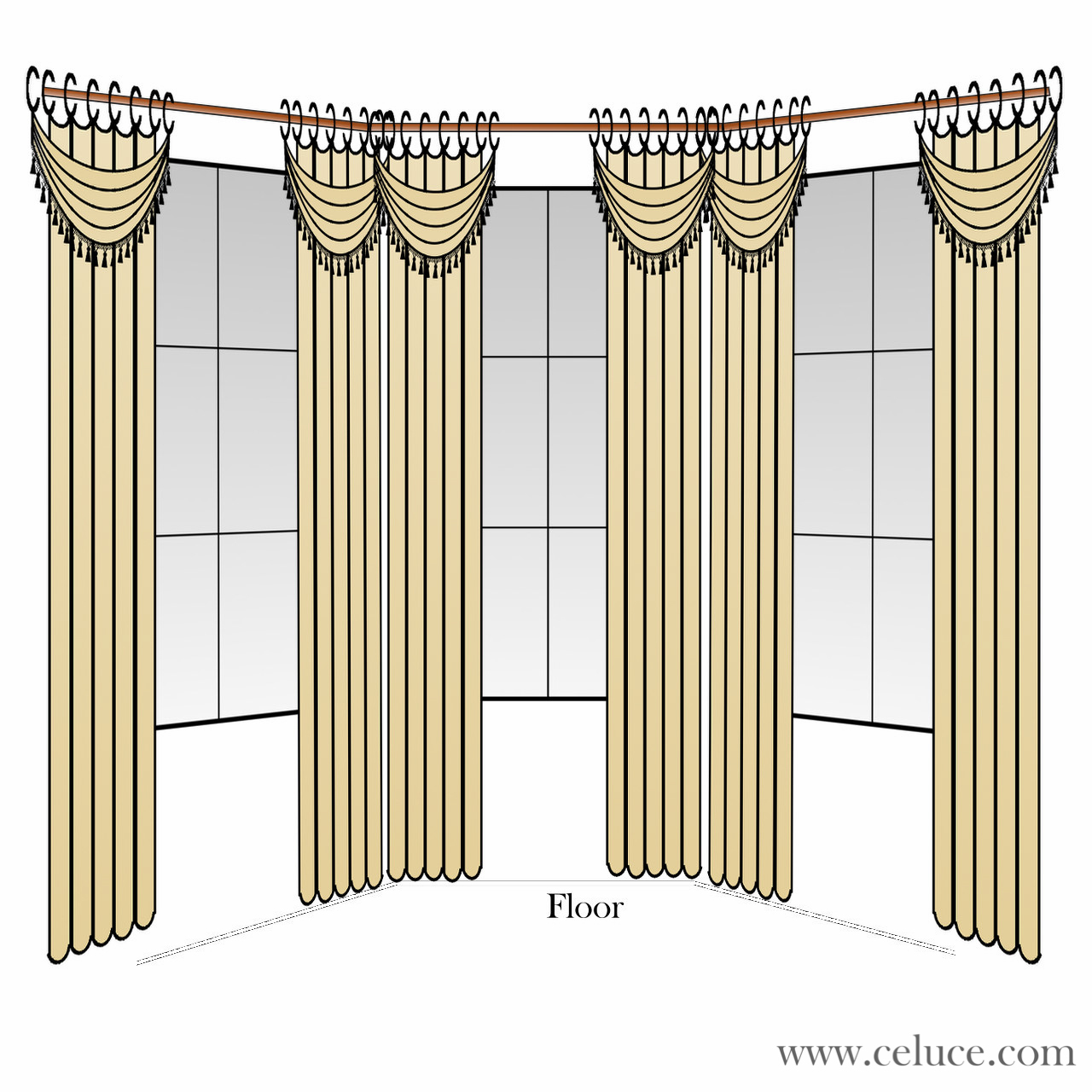 Bay Window Treatment Ideas