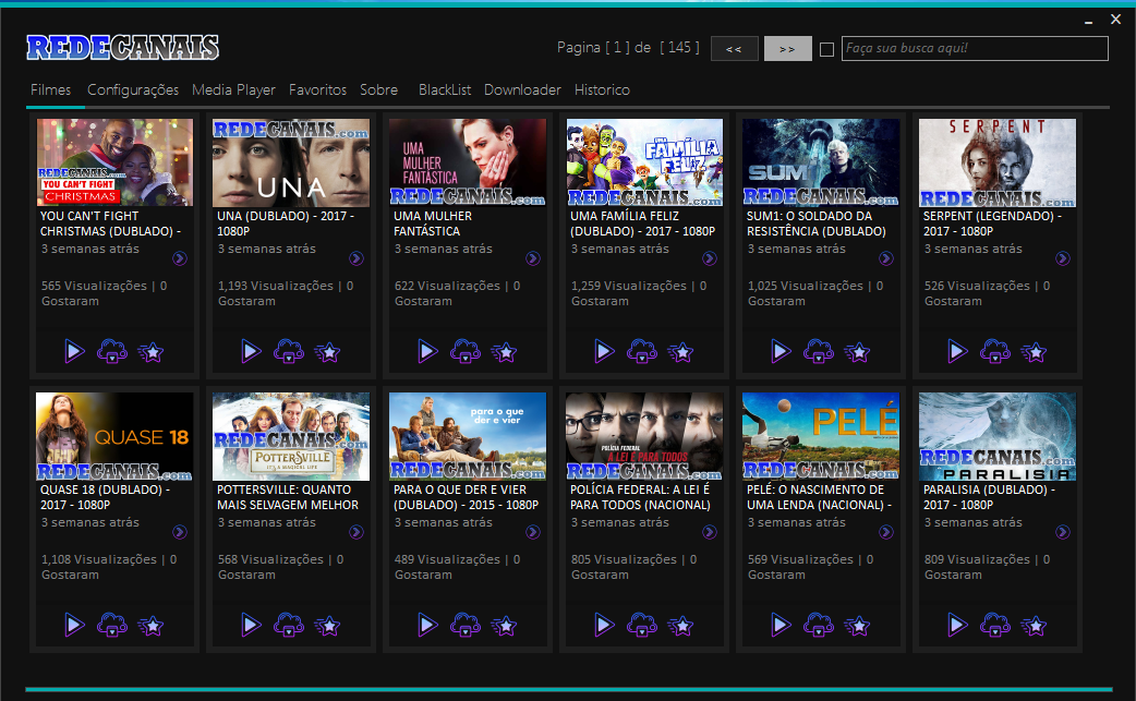 Redecanais Series, filmes, lançamentos e mais nesse aplicativo! Celular