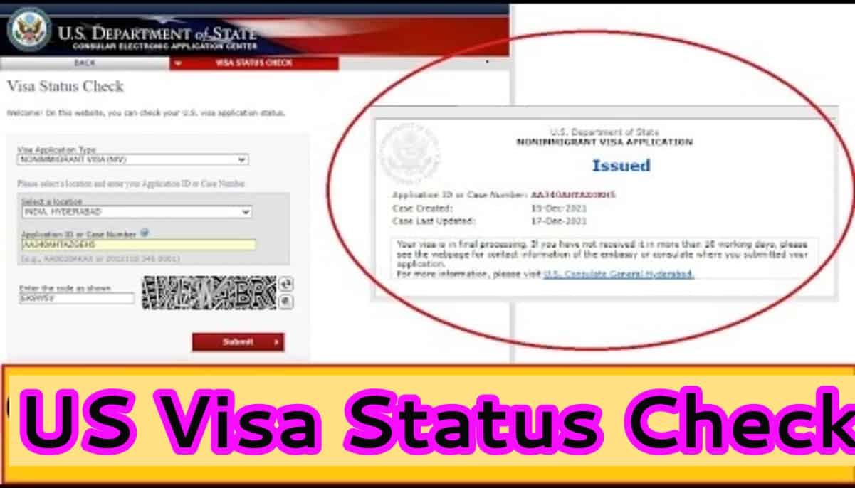 US Visa Status Check 2024 By Case Number & Passport No ceac.state.gov