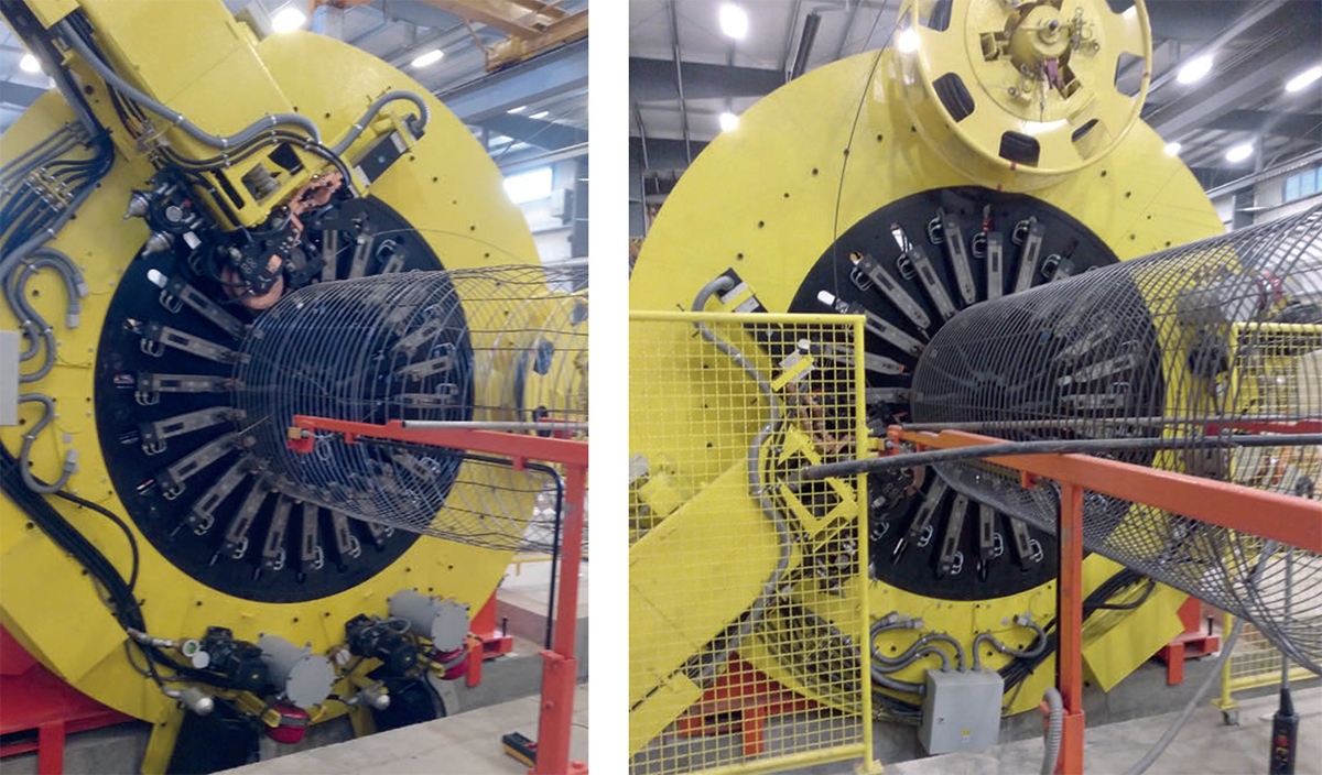 New Cage Welding Machine by Apilion Machines Cemcast Pipe and Precast