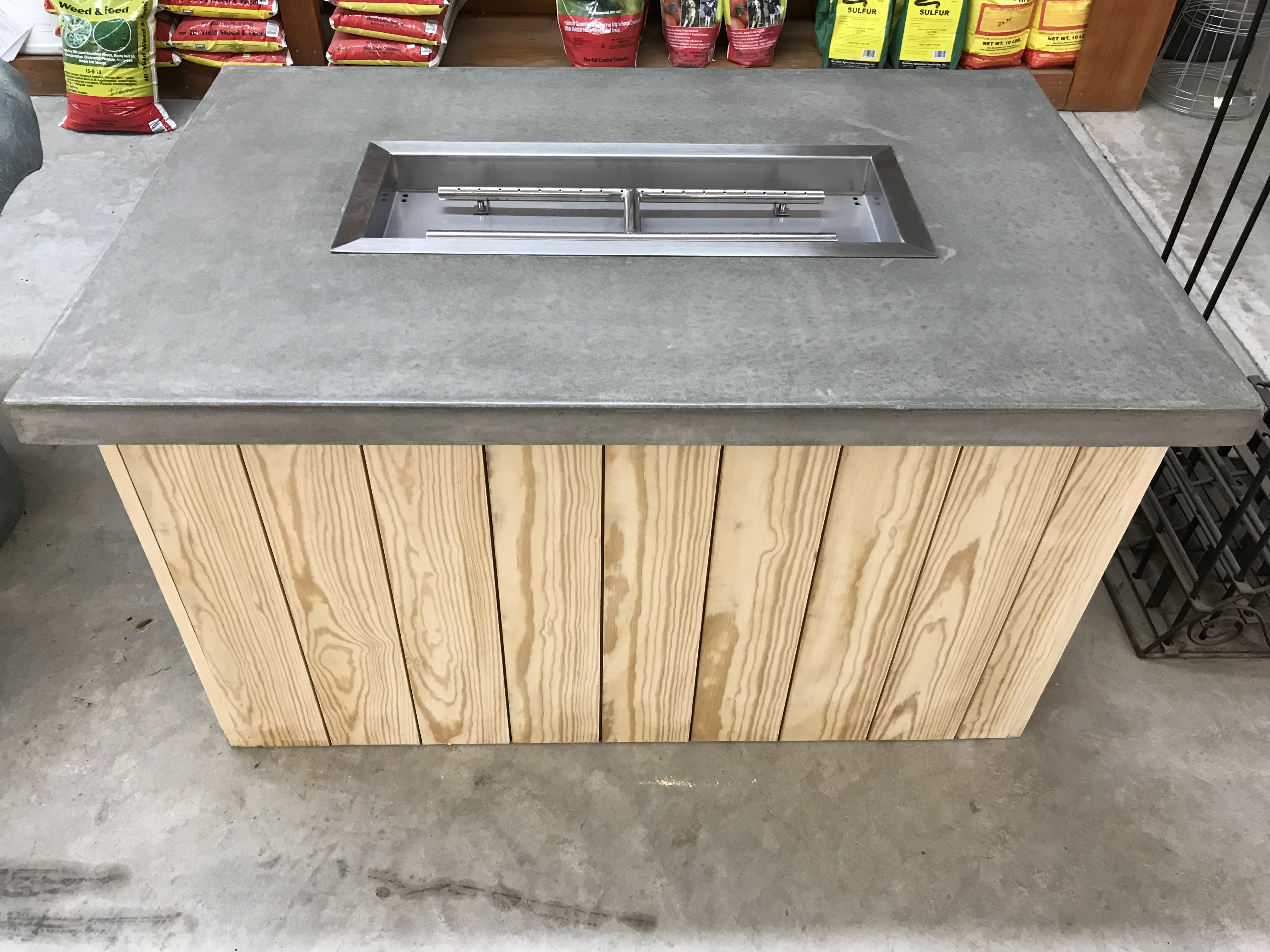 Patio Fire Table The Cement Barn Manufacturers of Quality Concrete