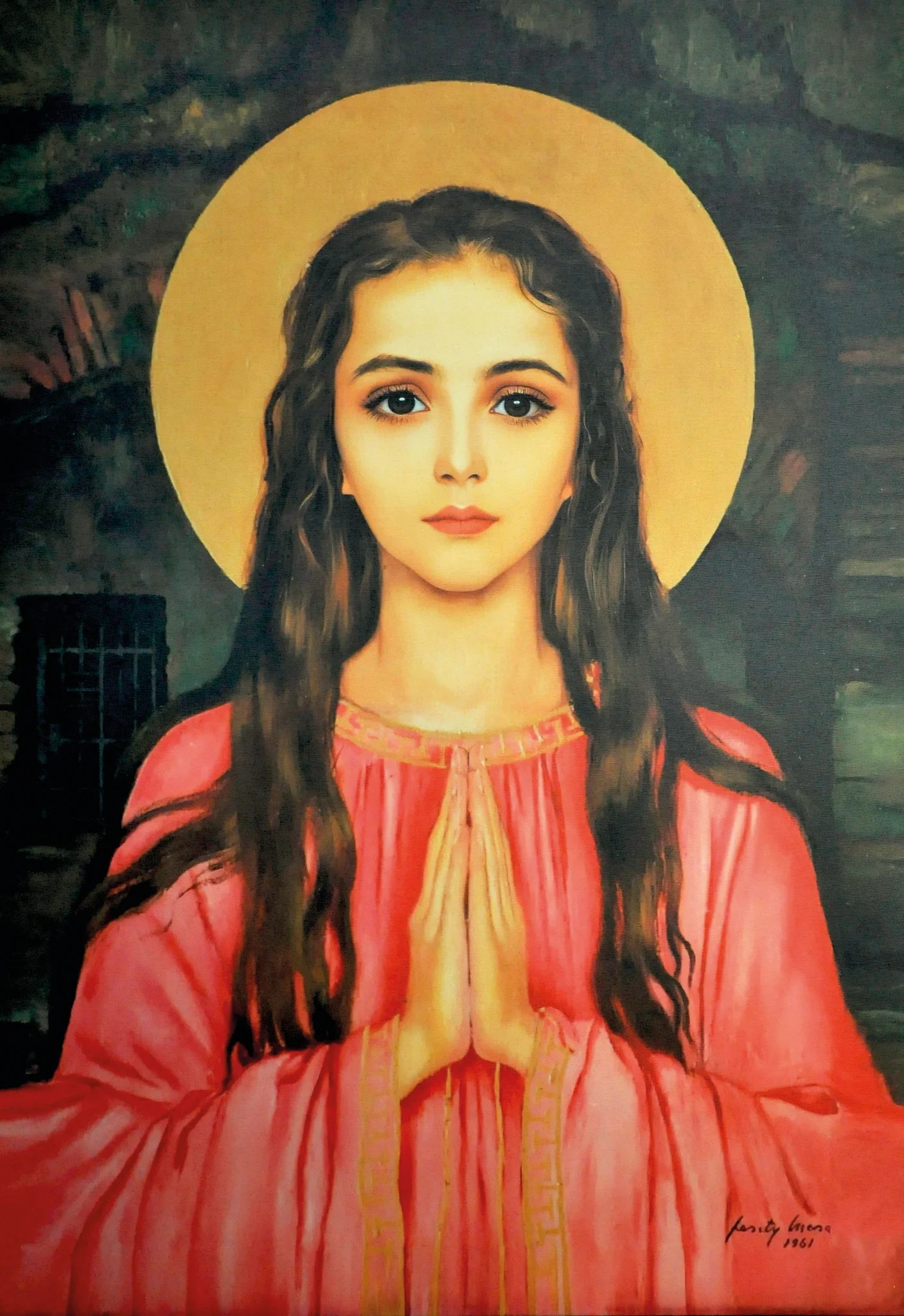 St Philomena Prayer Card The Cenacle Press at Silverstream Priory