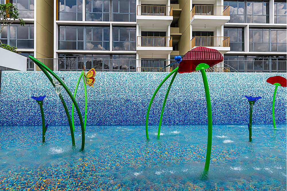 Corn Poppy Splash Pad Cenchi