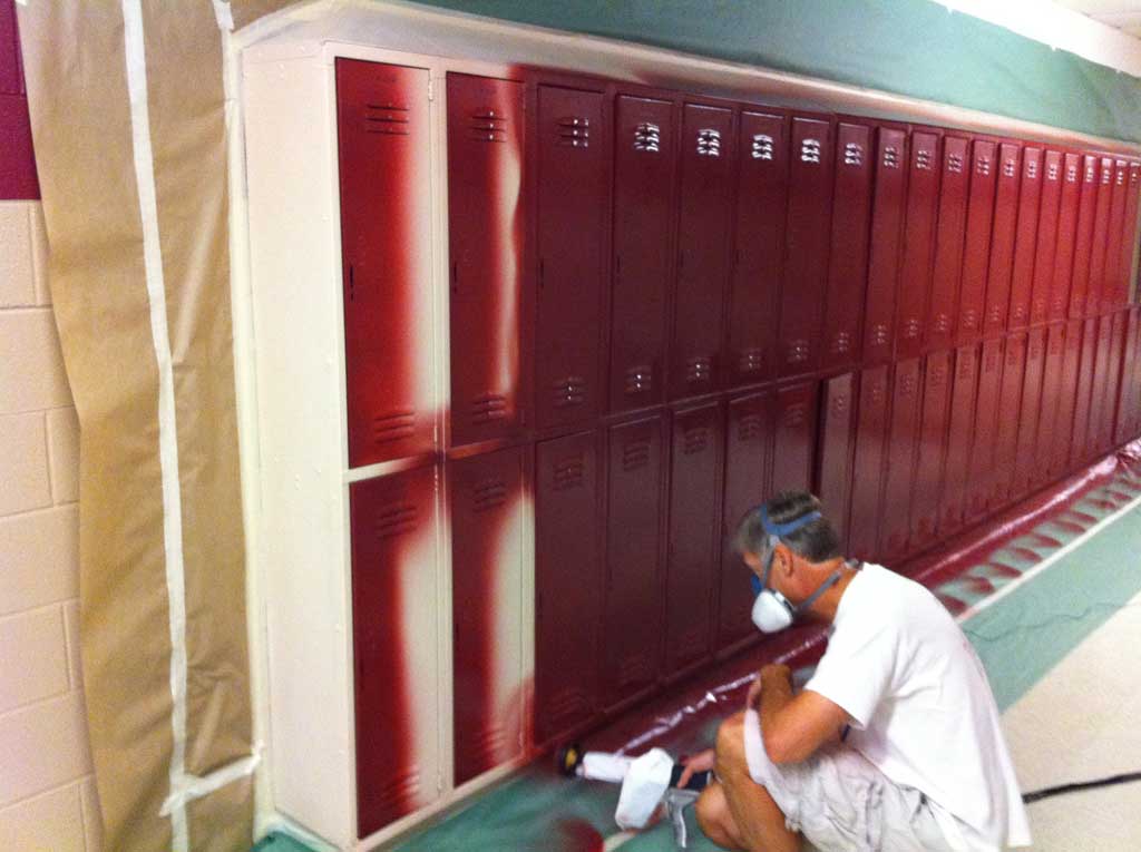 Locker Refurbishing, Locker Painting and Locker Repair