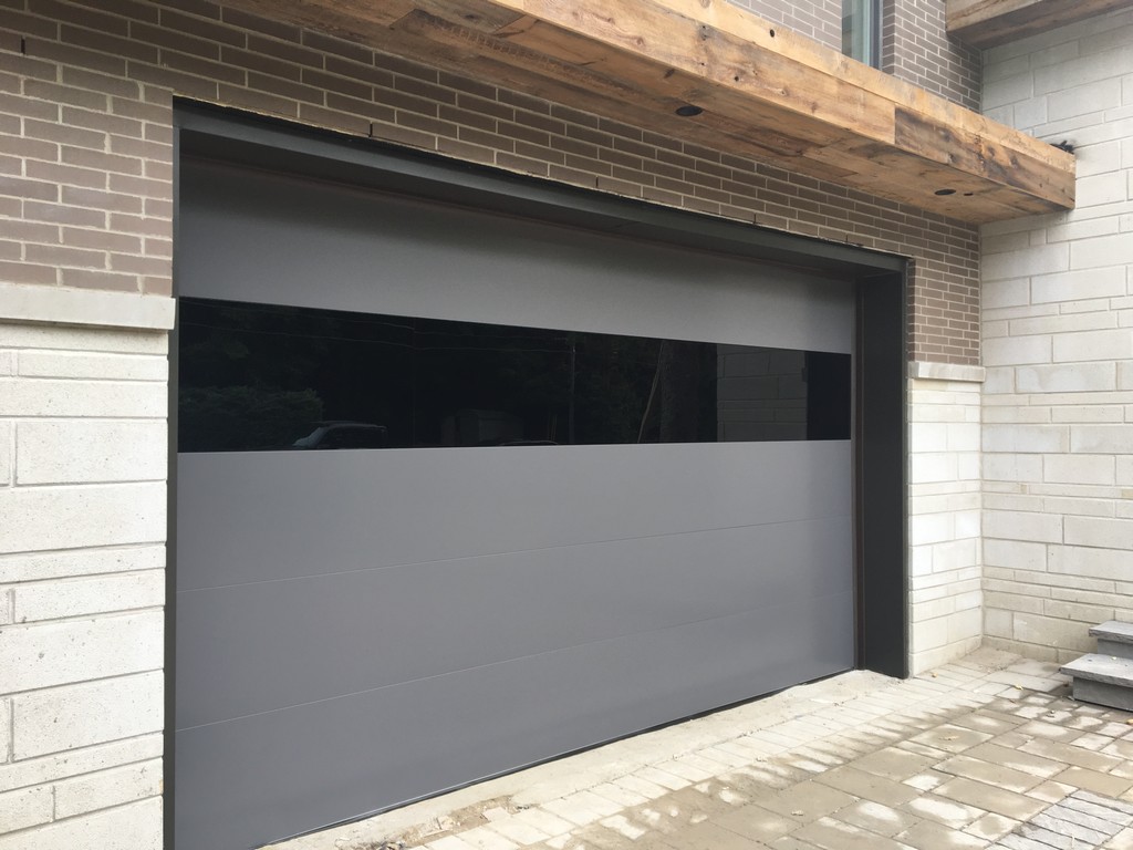 Flush Garage Doors Project02 Centauri Garage Doors Modern, Smooth
