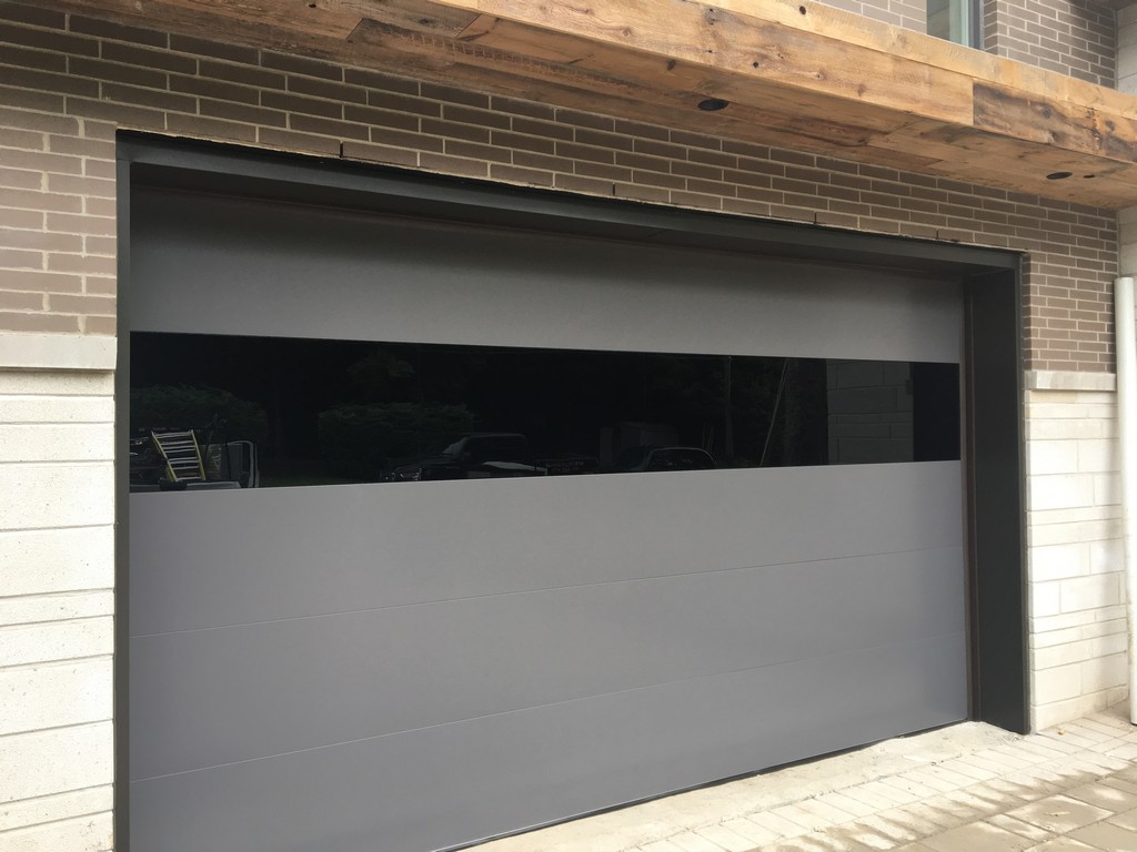 Flush Garage Doors Project06 Centauri Garage Doors Modern, Smooth