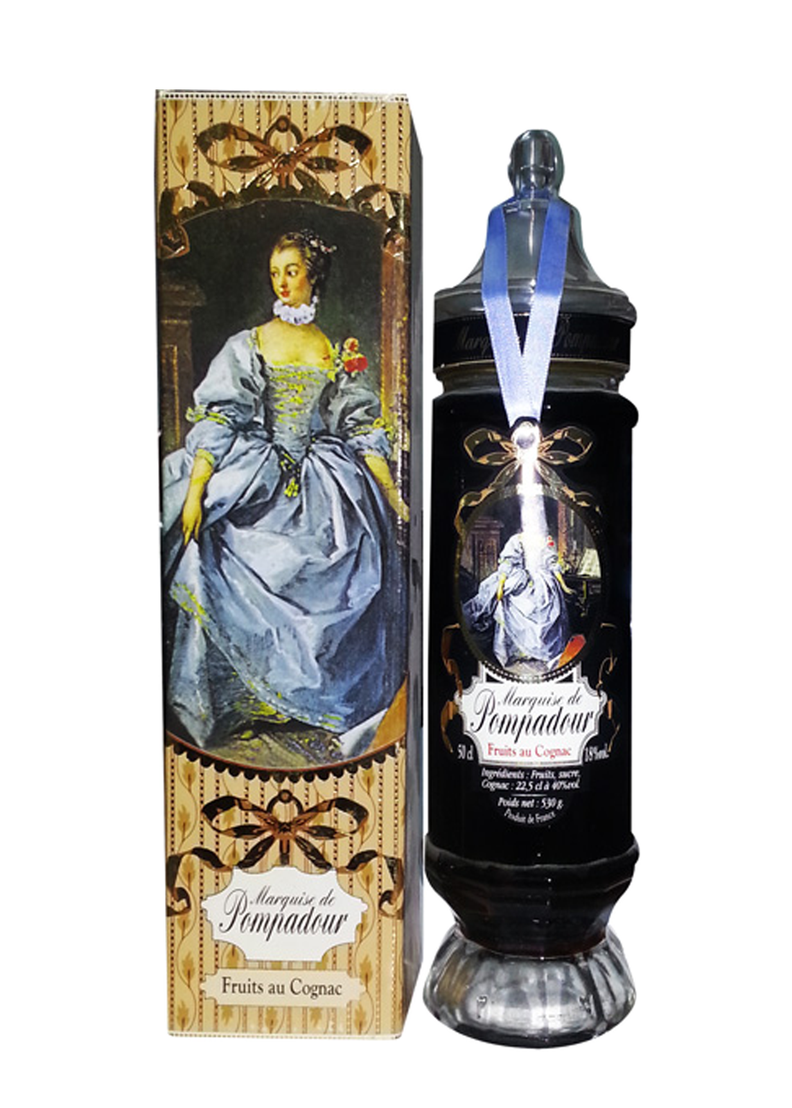 Hennessy Marquise De Pompadour Apricots In Cognac W Box | #109790855 Boc Marquise De Pompadour.poires Au Cognac 50 Cl - Fruit Cocktails - Centaurus International