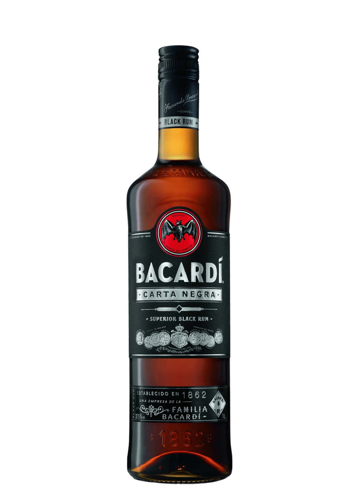 Bacardi Black Rum 1L Purchase online in Dubai