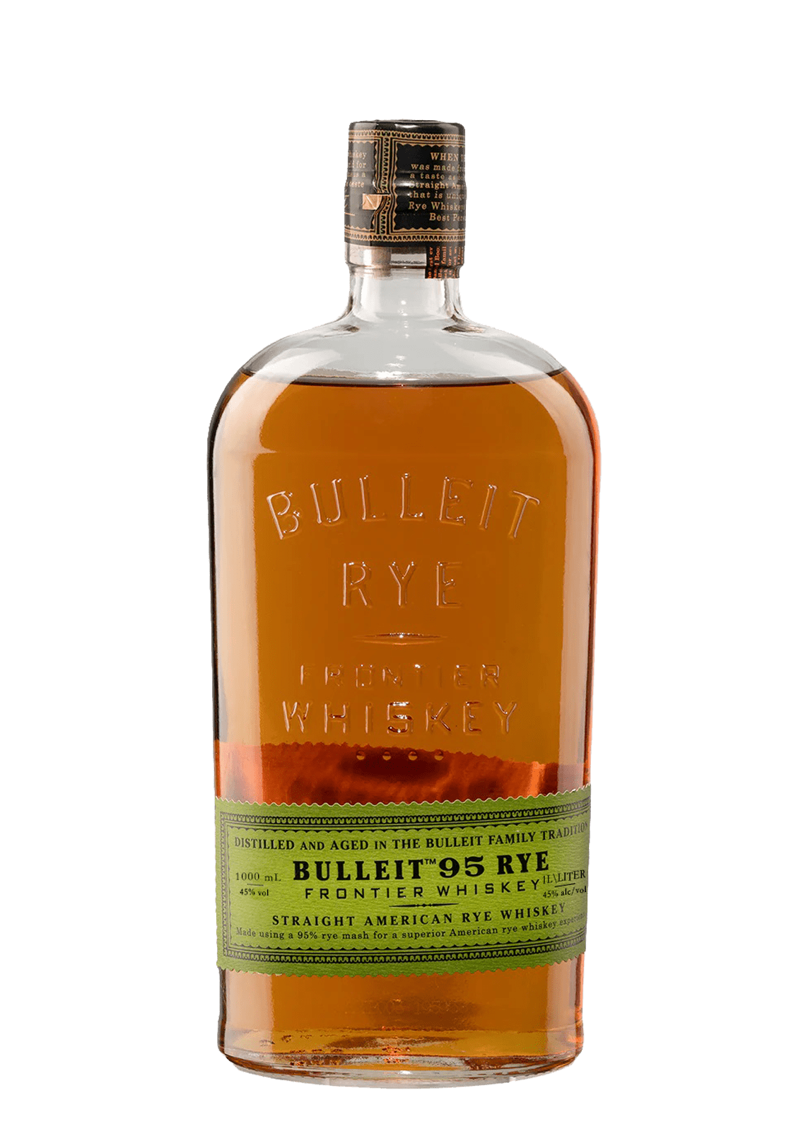 Bulleit Rye Frontier Whiskey 1L Whisky Centaurus International