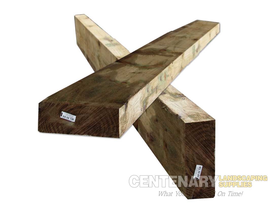 ACQ Treated Pine Sleepers Centenary Landscaping