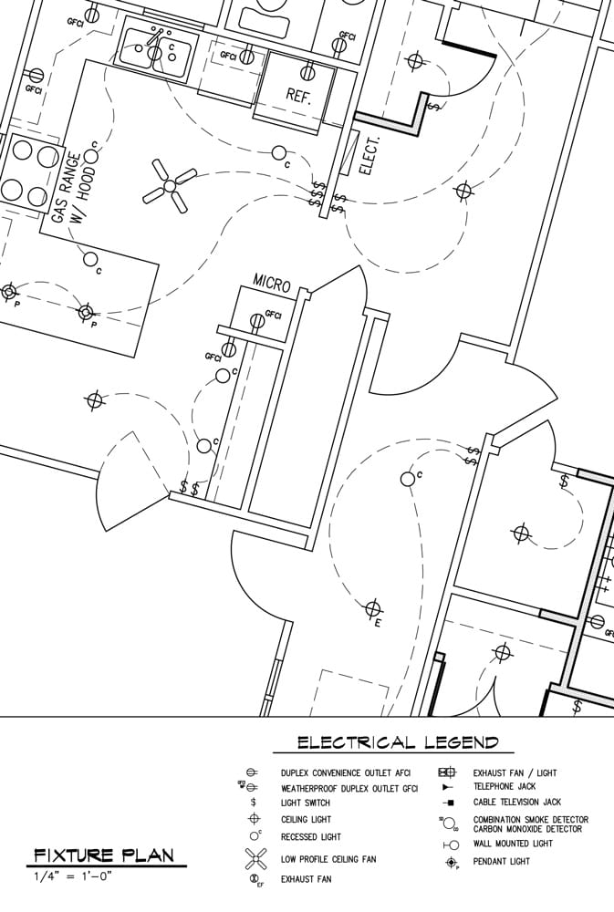 Fixture Plan Centerbeam Construction
