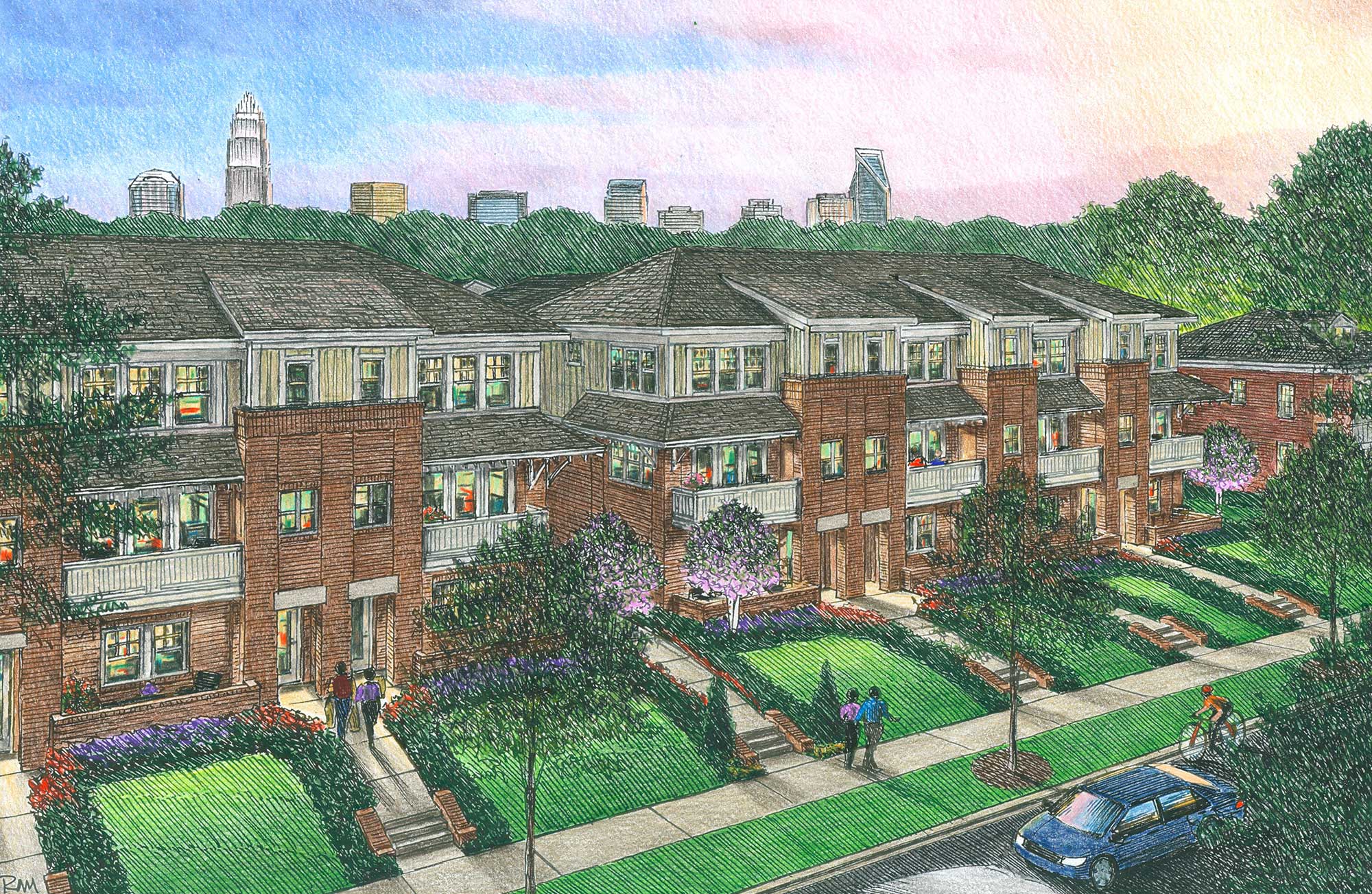 Grandin Heights, Wesley Heights, Charlotte Townhomes