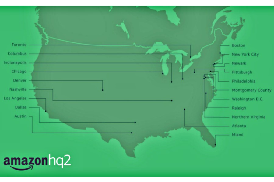 Philly Makes Shortlist for Amazon HQ2 Philadelphia Real Estate