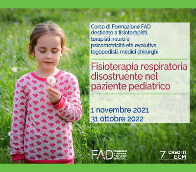 Corso Fad Fisioterapia Respiratoria Disostruente Nel Paziente Pediatrico – Center Comunicazione E Congressi Srl 350_x_400_jpg