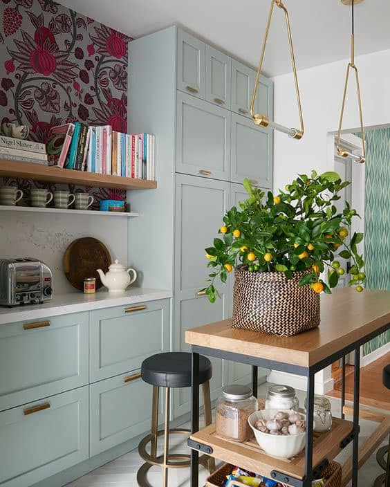 How to Use Wallpaper In Your Kitchen Centered by Design
