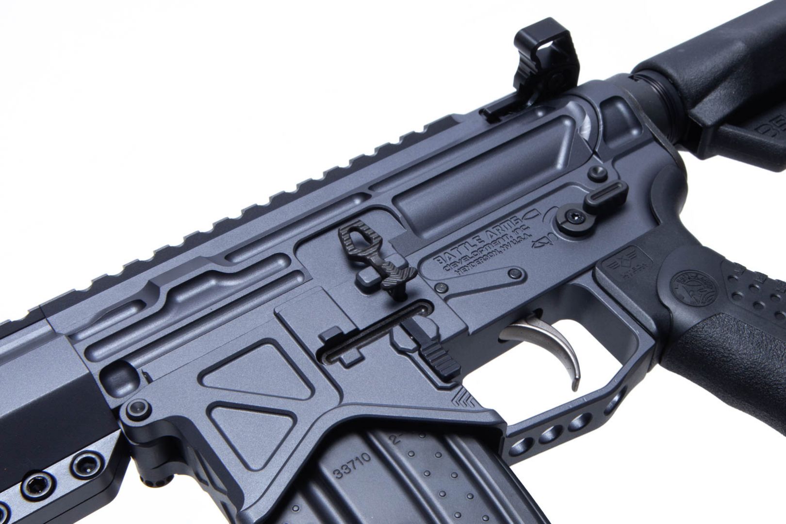 BATTLE ARMS DEVELOPMENT BILLET AUTHORITY ELITE AR RIFLE COMBAT GRAY