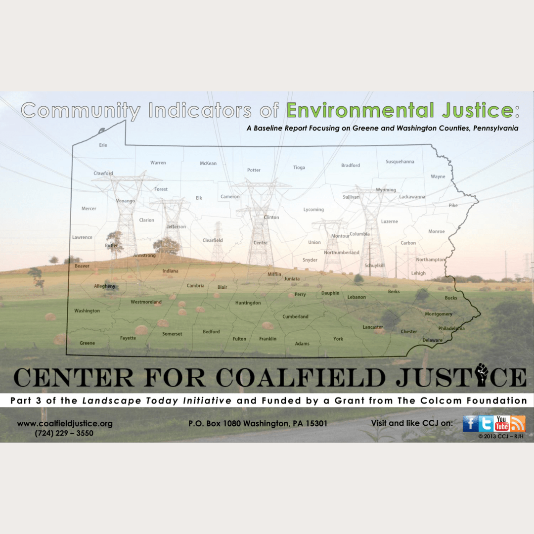 Community Indicators of Environmental Justice A Baseline Report