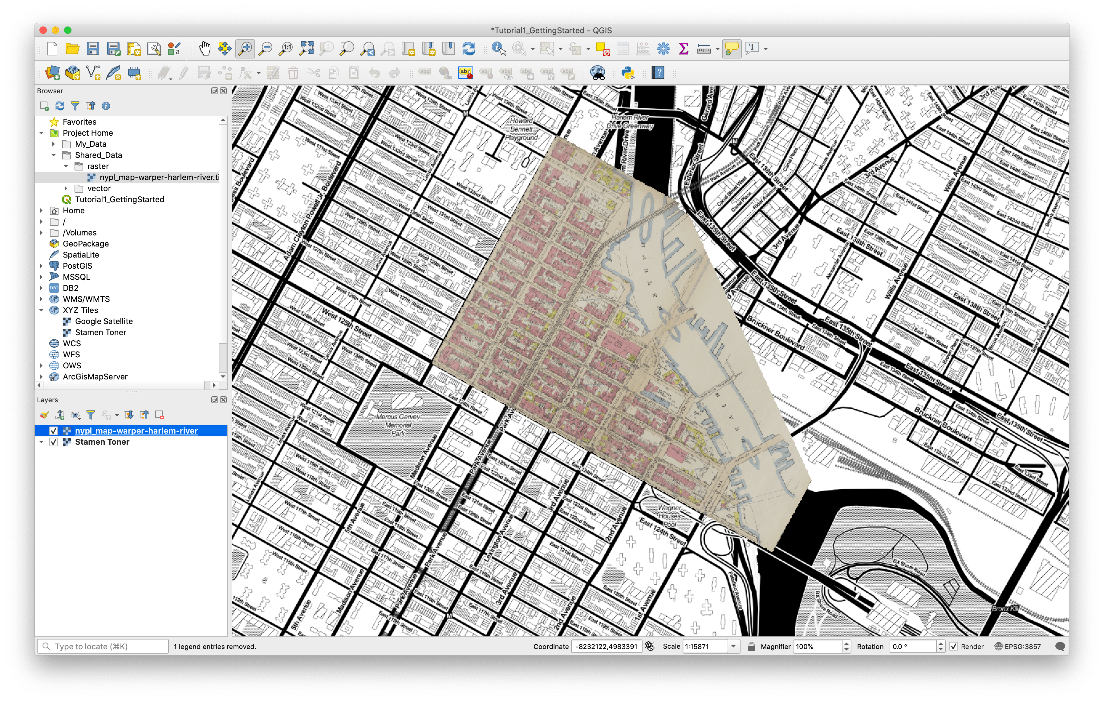 Organizing and Viewing Spatial Data in QGIS methodsinspatial