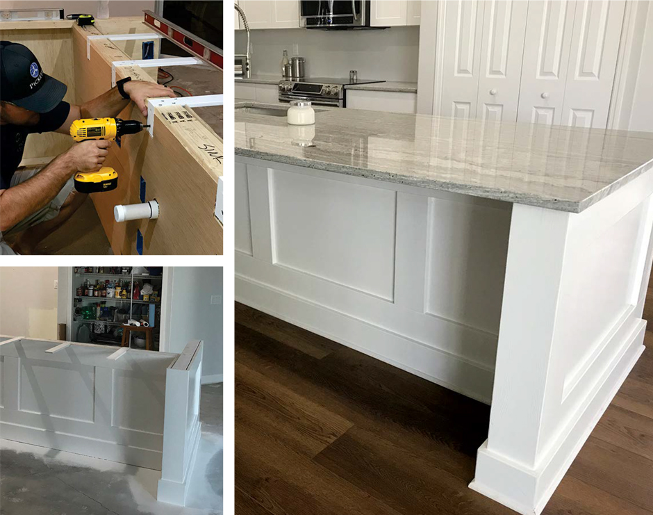 Granite Bracket Forward L Heavy Duty Steel Kneewall Bracket