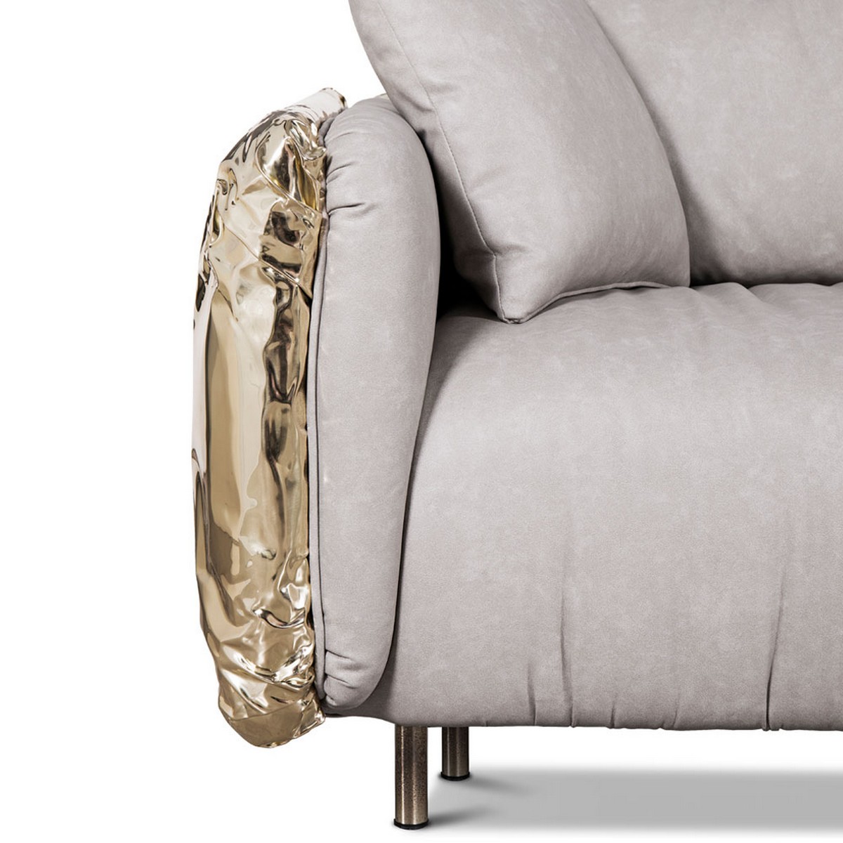 Imperfectio Sofa A Touch Of Authencity At Covet NYC Living Room