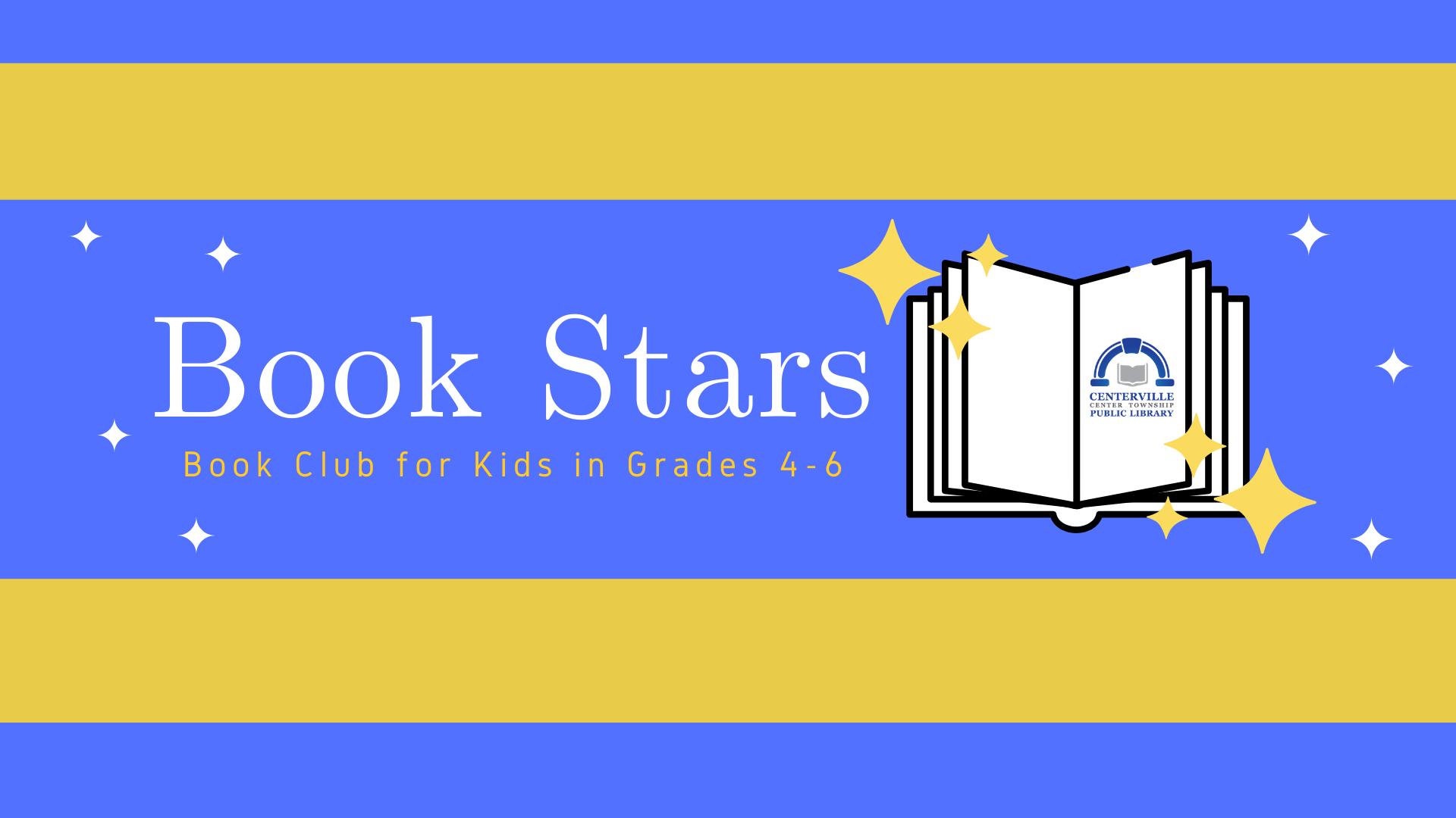 Book Stars (Grades 46) Centerville Public Library