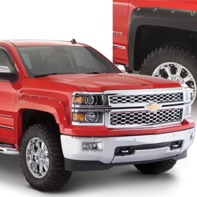 Pocket/Rivet Style Front & Rear Fender Flares 4095902 Central