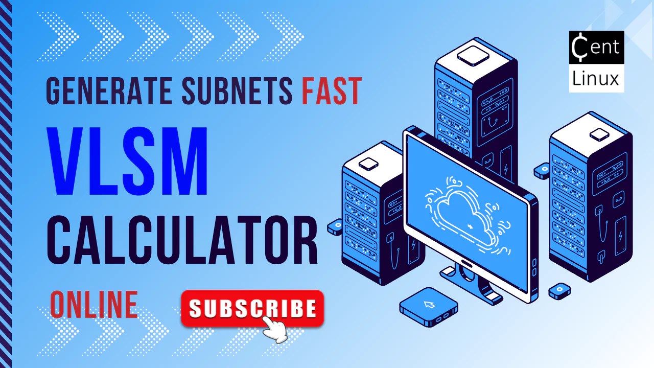 IPv4 VLSM Calculator Online CentLinux