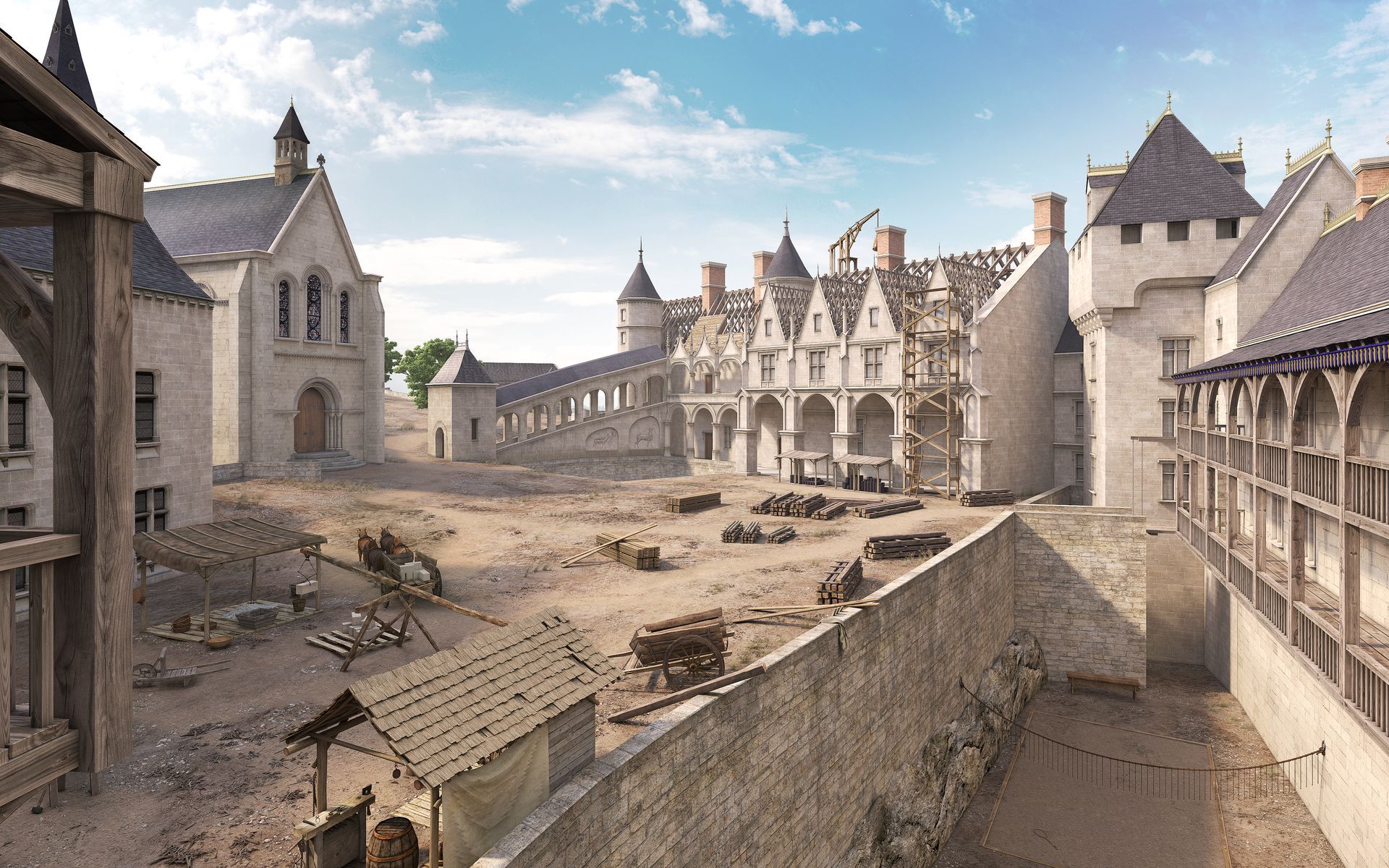 Reconstitution historique Château Royal d'Amboise