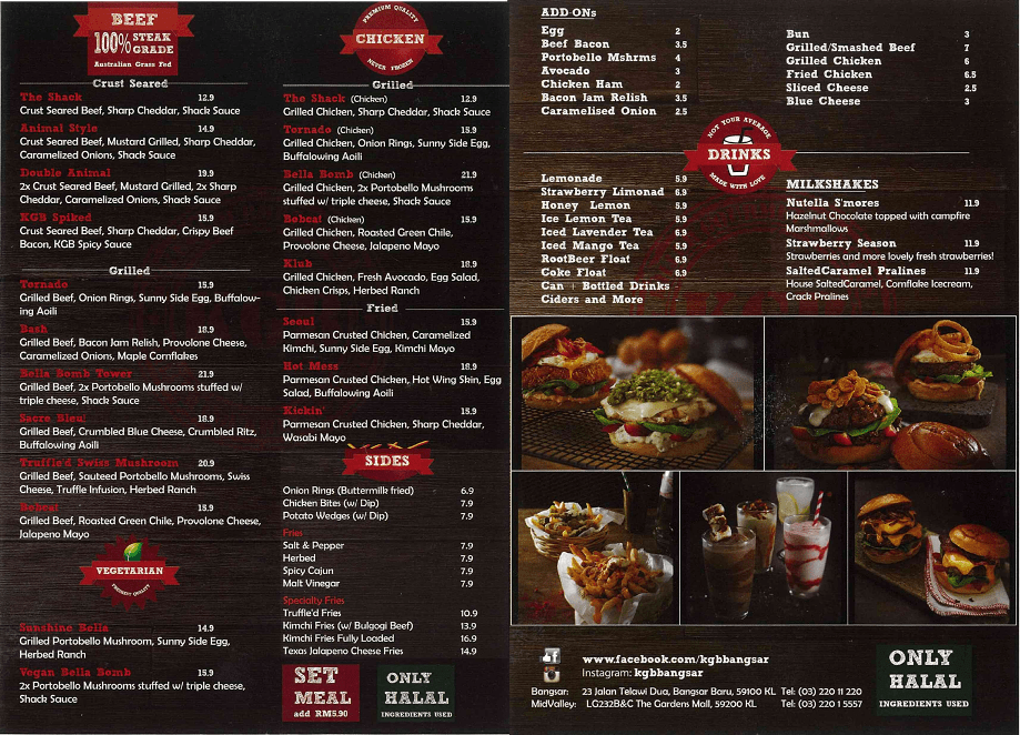 MenarikDiKualaLumpur Killer Gourmet Burgers (KGB) Bangsar Menarik