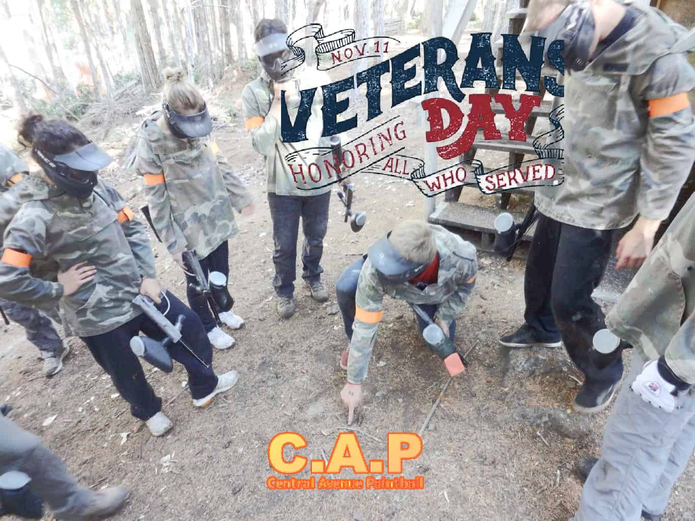 Veterans Day Central Avenue Paintball