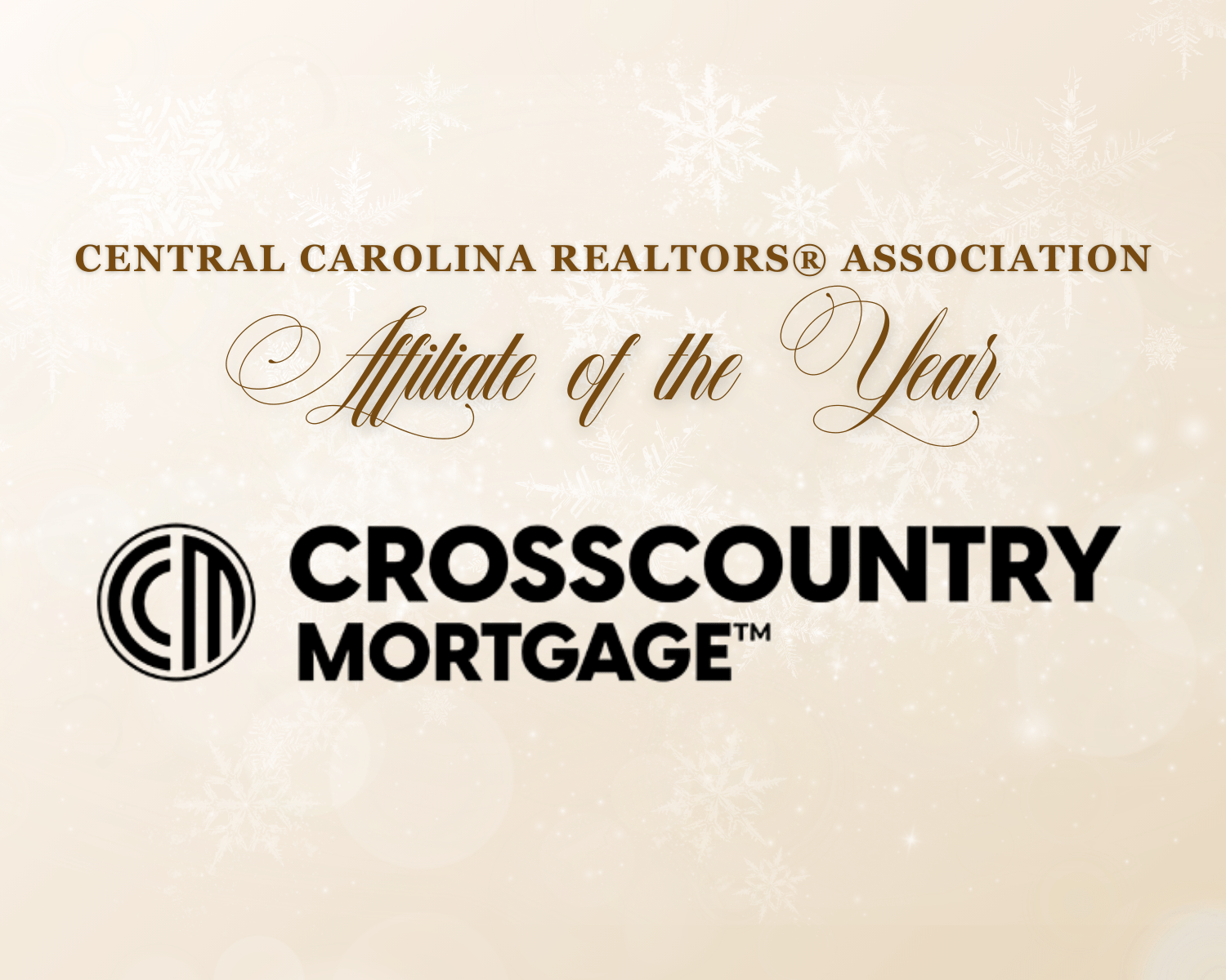 Affiliate of the Year Central Carolina REALTORS® Association