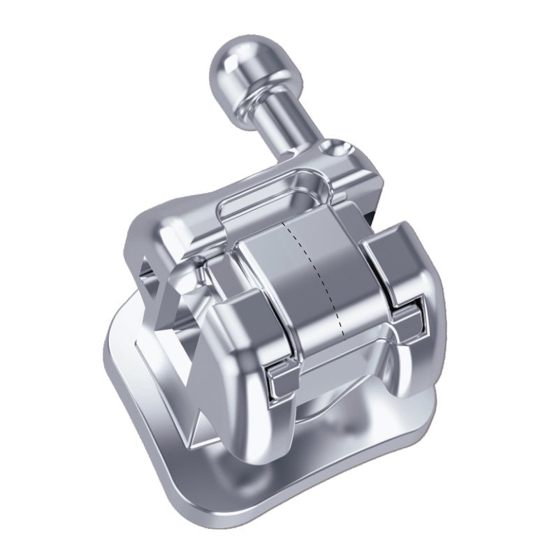 Bracket Metálico Autoligado Pasivo serie Borealis Plus MBT .022, 1 Caso de 20 piezas, Hook 3,4,5