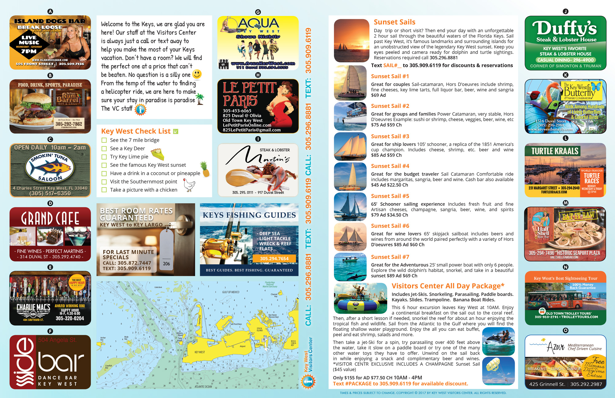 Key West Visitors Center Map Cental Design Co.