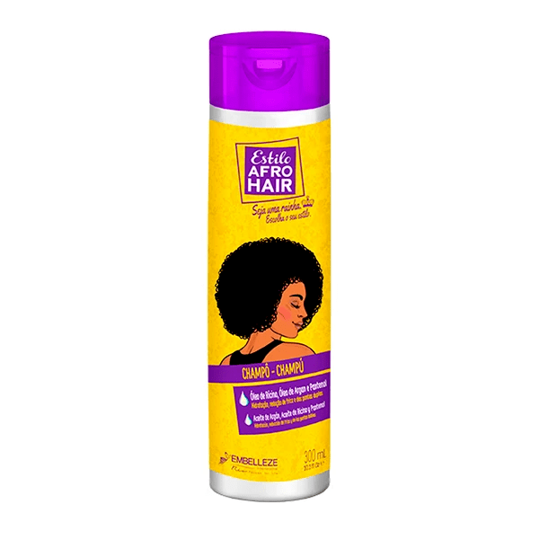 Afrohair Style Shampoo 300ml Central dos Cabelos