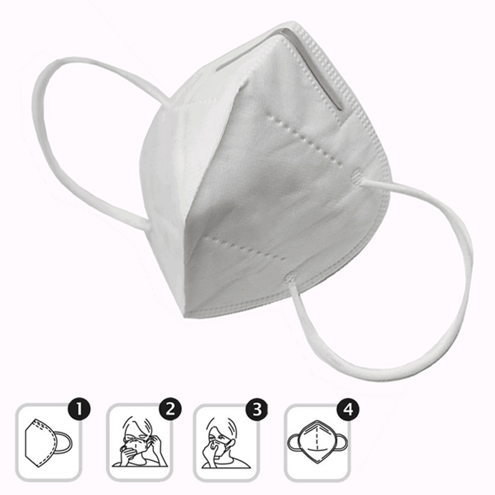 Gold Mascara Facial KN95 FFP2 1un Central dos Cabelos