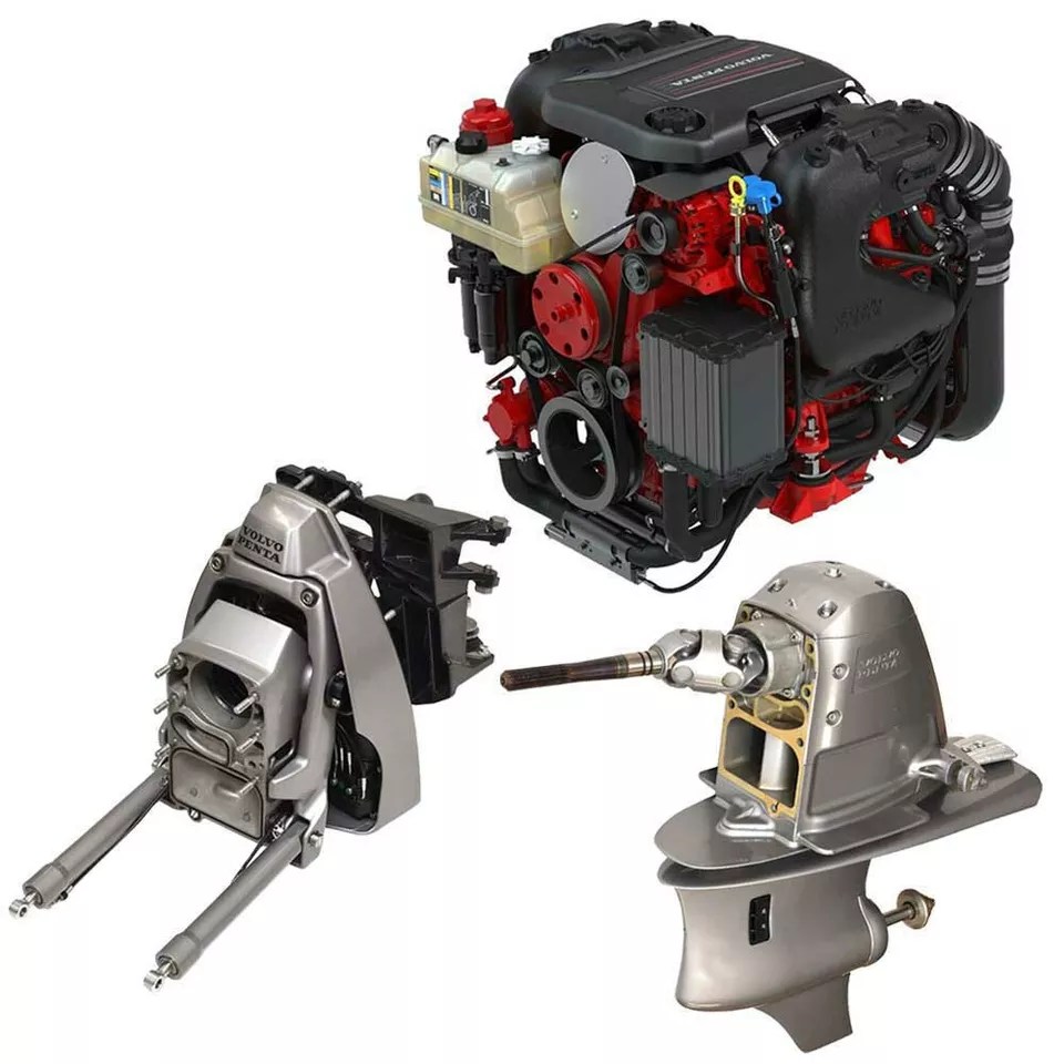 On Sale Volvo Penta Boat Inboard I/O Motor Package | V6 240 HP Marine