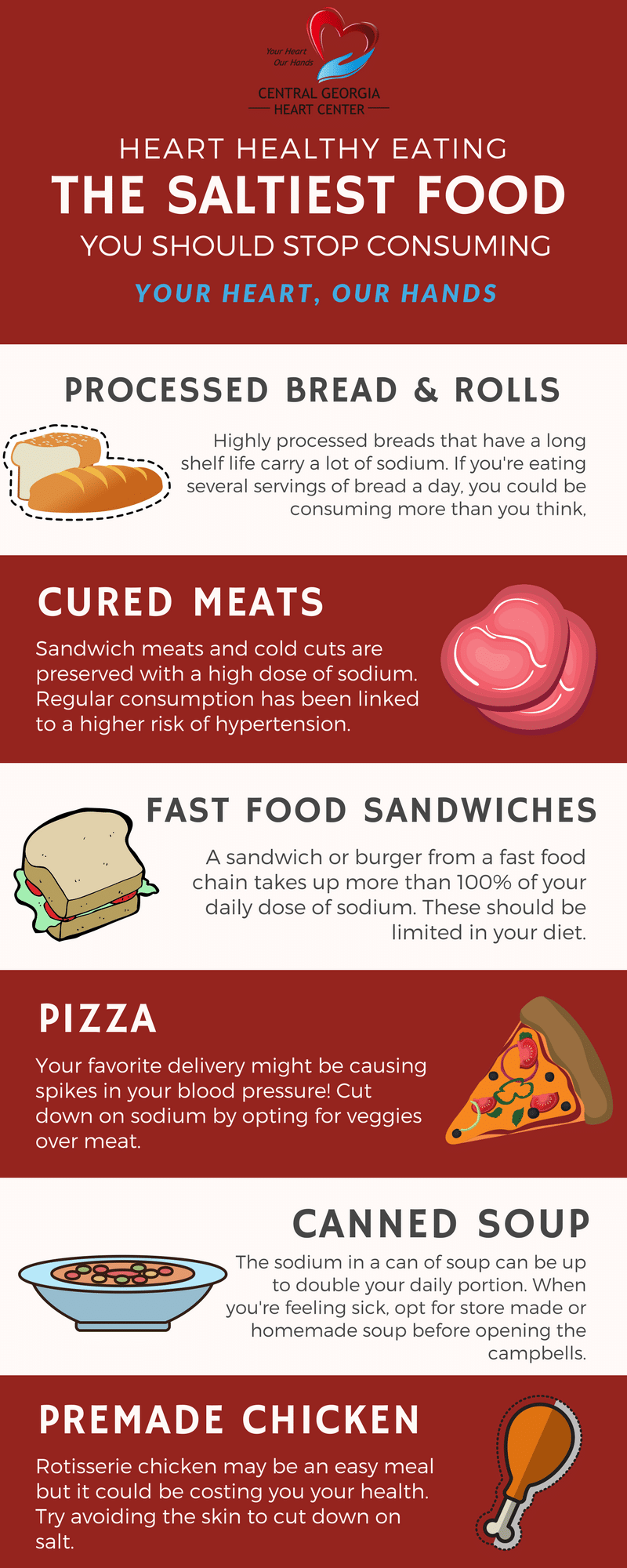 Salty Food To Stop Consuming Central Heart Center