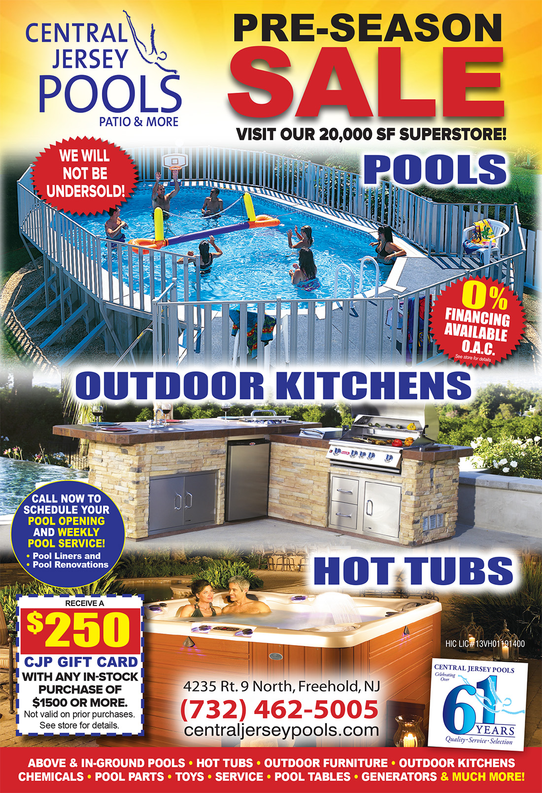 Central Jersey Pools Specials and Discounts l Pool Discounts