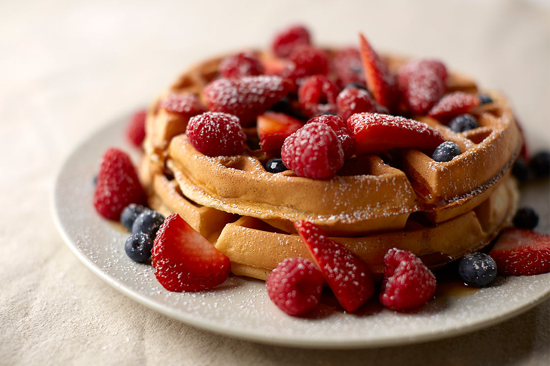 Simple & Delicious Waffles // Central Milling