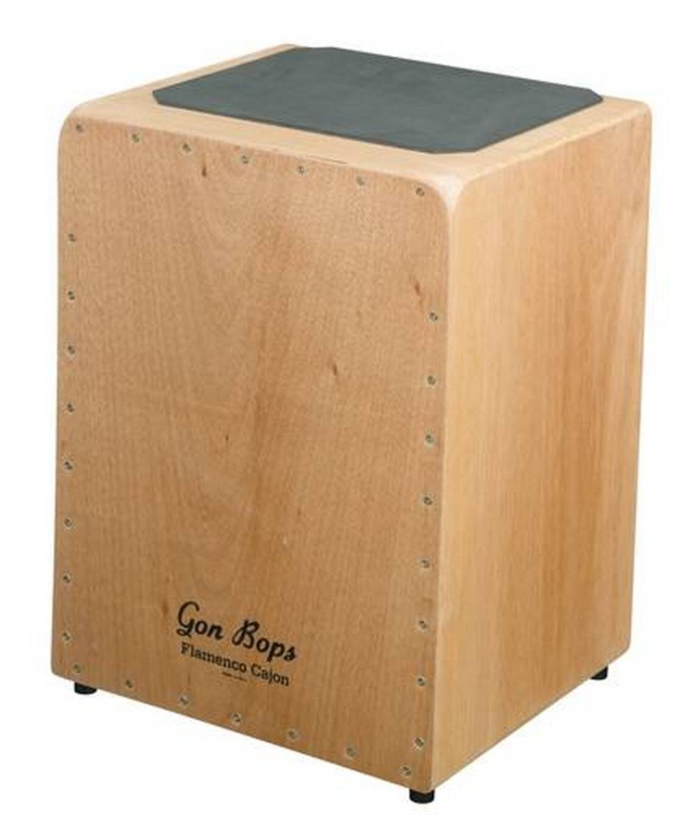 Gon Bops CJFL Spanish Flamenco Cajon with Wires and Bag Central Music