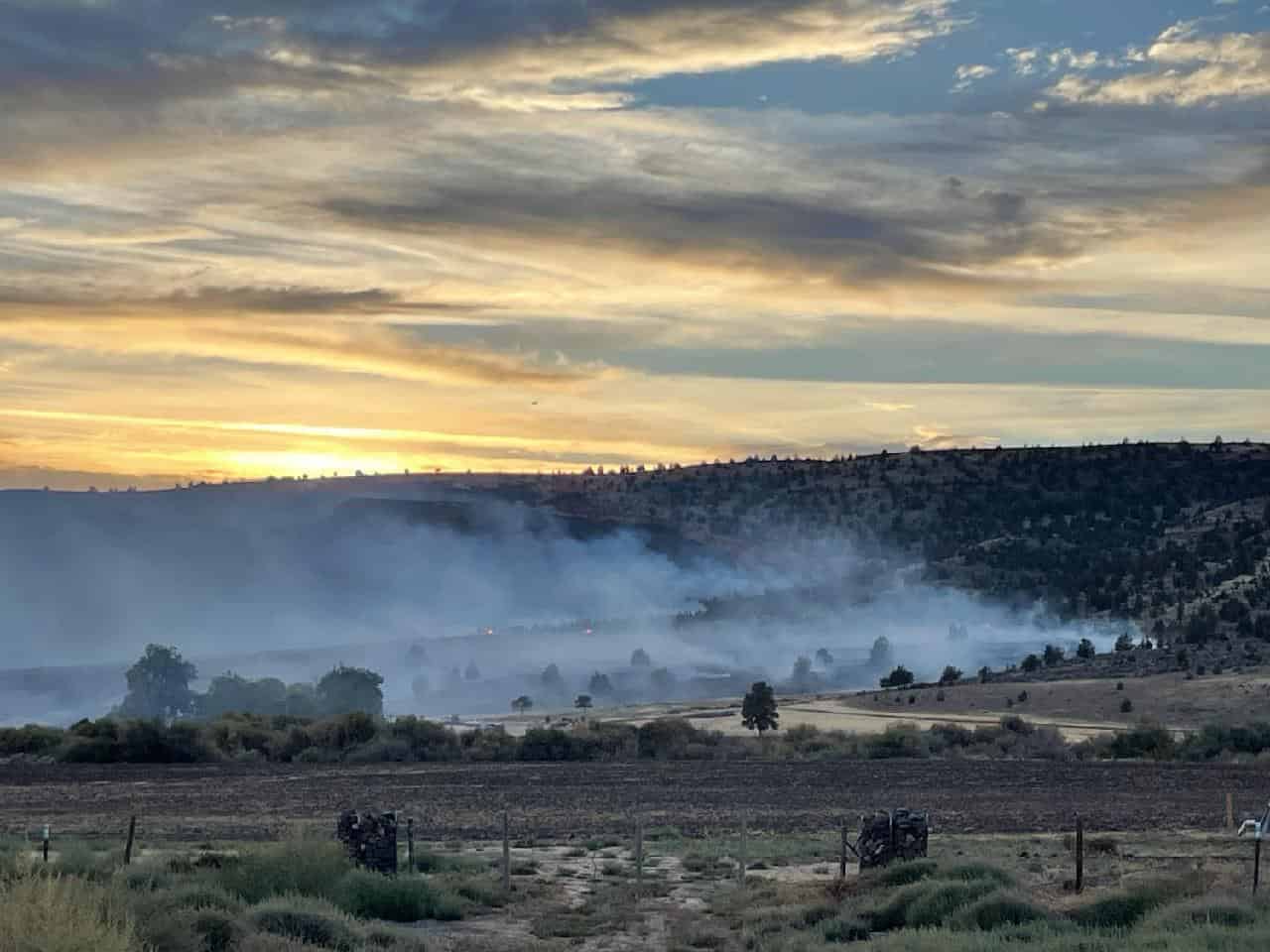 New Fire North of Madras, Trout Creek Central Oregon Fire Information