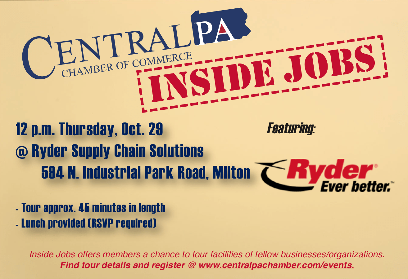 Inside Jobs Tour Ryder Supply Chain Solutions Central PA Chamber of