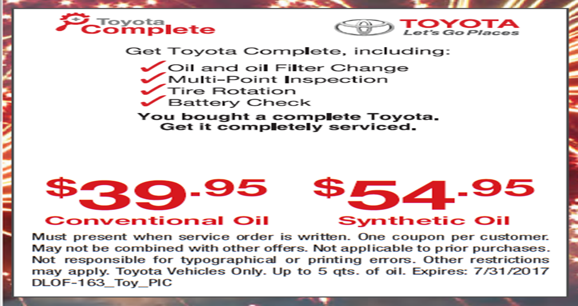 Diamond Complete Oil Change Central Pennsylvania Toyota Dealers Service