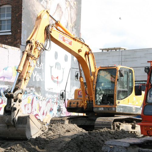Street Development, Hackney, London Central Piling