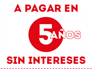 Si le queda algo de deuda: 5 años ¡¡¡ Sin intereses !!!