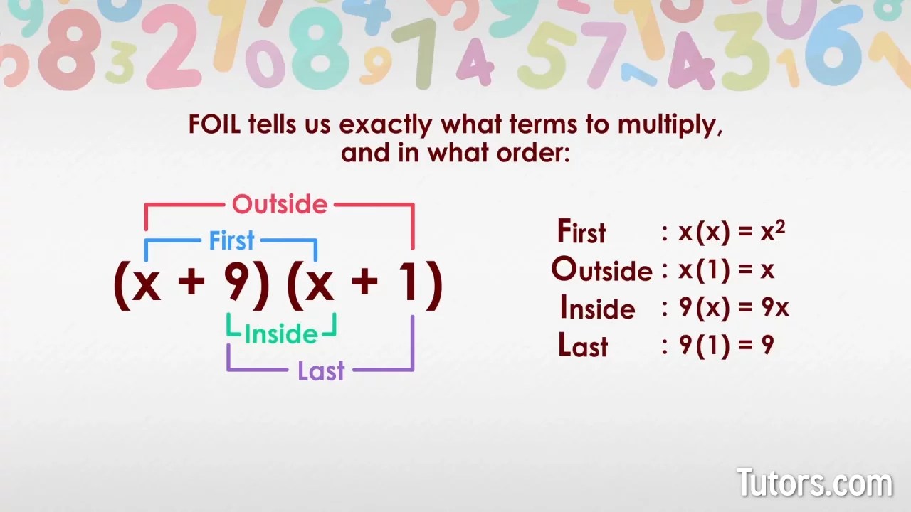 How to expand brackets algebraically Central Tutors